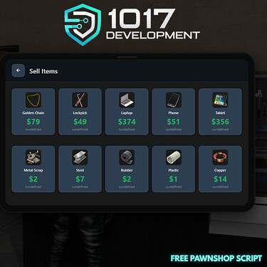 Pawnshop Script Qbcore & Qbox 3