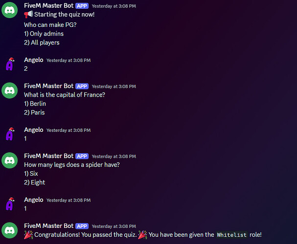 Auto Role Whitelist Quiz System (TX SYSTEM, COOLDOWN AND MORE) thumbnail 4