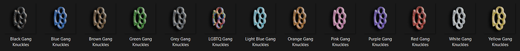 [免费] Gang Knuckle Duster武器包