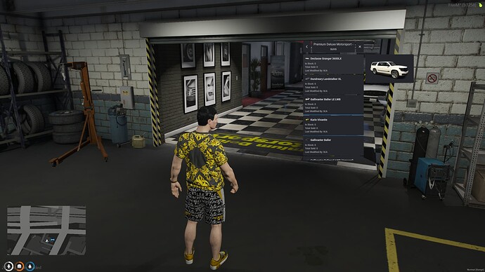 admin stock menu