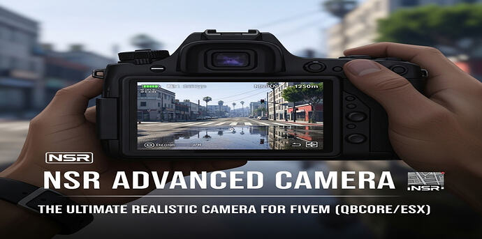 The Ultimate Realistic Camera for FiveM (QBCore/ESX) Thumbnail