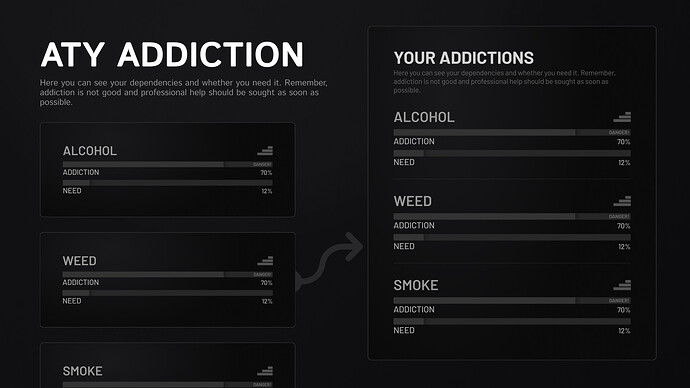 [QB & ESX] Advanced Addiction Script Thumbnail