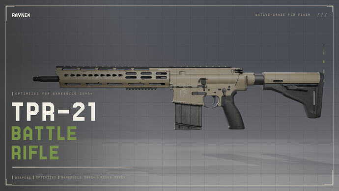 cover TPR211 (TPR-21 Battle Rifle)