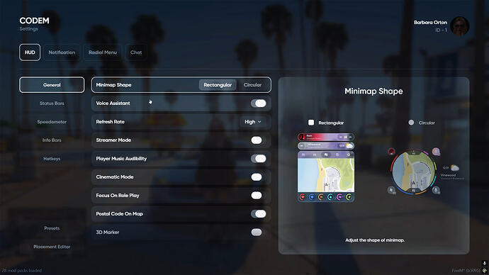 Codem Supreme HUD AIO — All-In-One  FiveM HUD | 6 Speedometers | FLIR Camera | Stress | Nitro | Vehicle Mods thumbnail 13