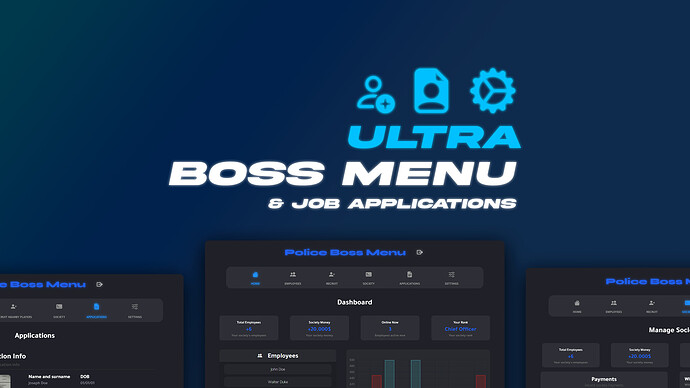 ULTRA Gang and BOSS MENU v2 [ESX/QB/QBOX] Thumbnail