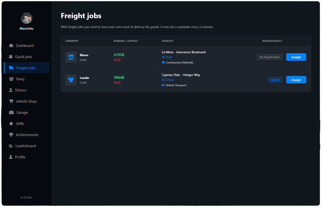 [PAID] Ultimate Trucker Simulator - FiveM Script | ESX & QBCore | Party ...