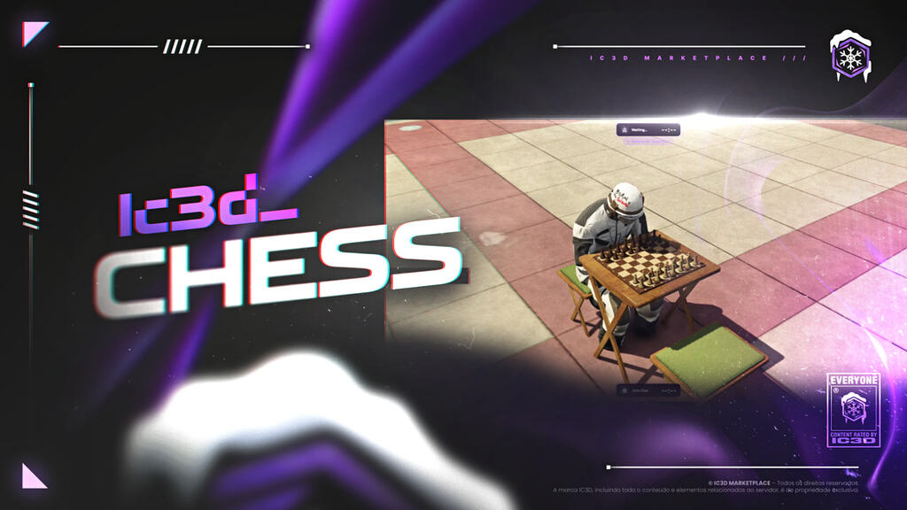 [免费]IC3D 3D国际象棋（真实国际象棋、排行榜、配对等。）-FiveM插件网