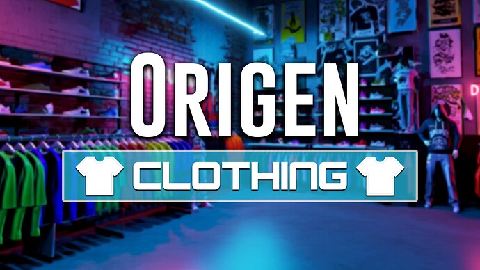 ORIGEN CLOTHING + CHARACTER CREATOR + PEDMENU  Thumbnail