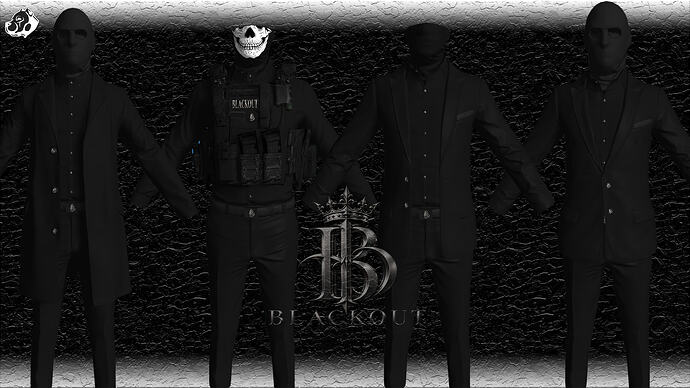 Blackout Fivem Gang Clothing