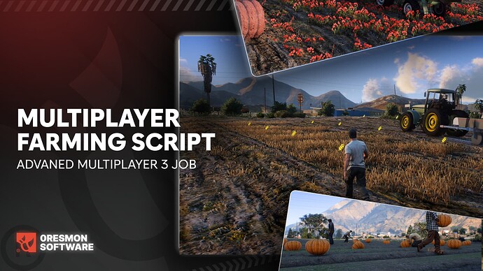 0R-Multiplayer Farming Script v2 (Custom 7 Seeds, 3 Diffirent Job, Daily Task, Level System) Thumbnail