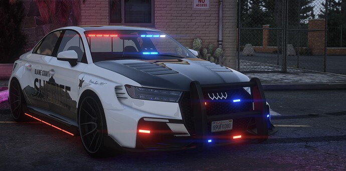 Police Tailgater Widebody Vehicle