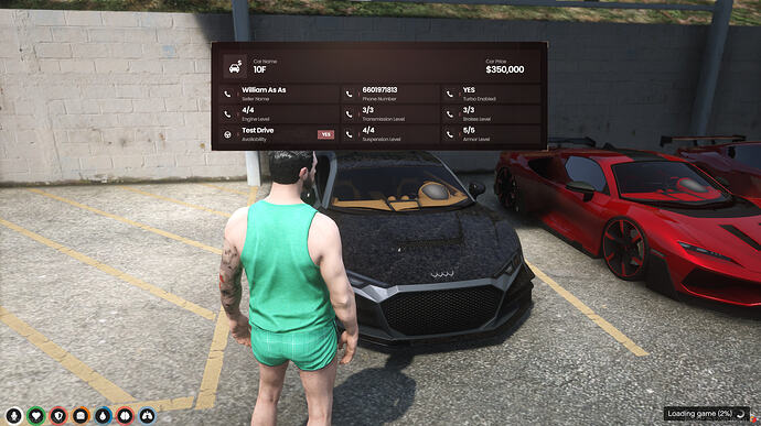 In Game Inspect UI