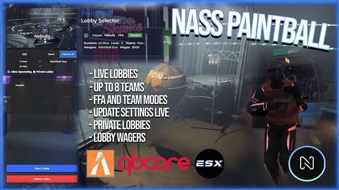[ESX/QBCORE] Nass Advanced Paintball Thumbnail