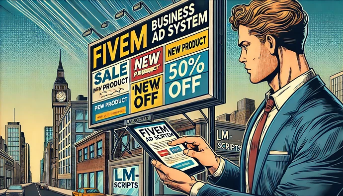 LM-BusinessAD / Werbung System [ESX] [Paid] Thumbnail