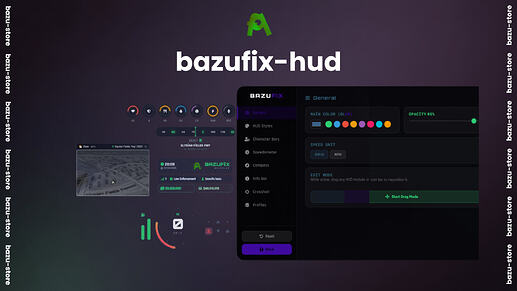 BazuFix HUD | Advanced Customizable HUD | QBCore, QBox, ESX