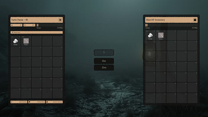Inventory Main - Stash Inventory