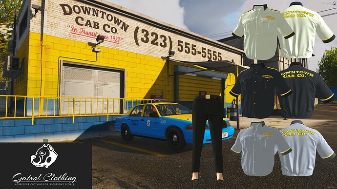 Downtown Cab Co for Male and Female [Lore Friendly] Thumbnail
