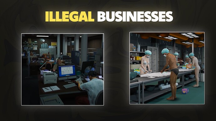 [PAID][ESX/QB] Illegal Businesses | (Ownable Laboratories, Unique Missions) Thumbnail