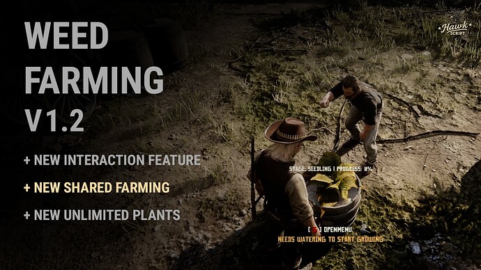 Weed Mod Rdr2 Weed Farming V1.2 - RedM Releases - Cfx Forum