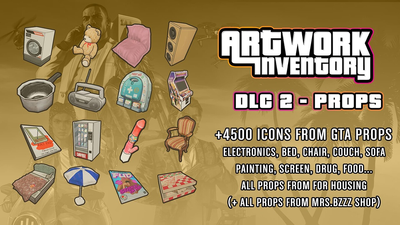 Protocol Rp Inventory Props Inventory Image Pack (+4500 HQ Draw Props Icons) - FiveM Releases ...