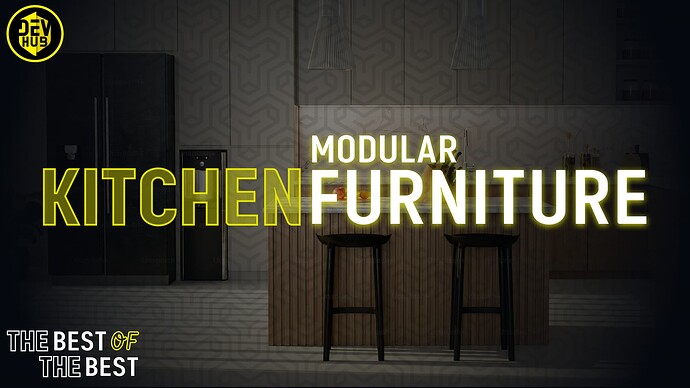 Kitchen Furniture Props Pack Thumbnail