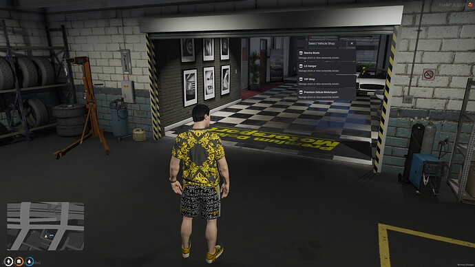 admin main menu
