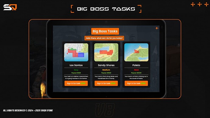 [PAID] Big Boss Tasks For Gangs & Missions thumbnail 2