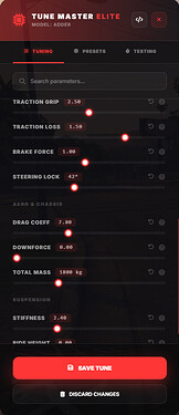 HD Handling Suite - Real Time Handling Editor 2