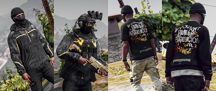 🔱 La Revolution Gang Clothing | Lore Friendly | Male [PAID][CLOTH] thumbnail 2