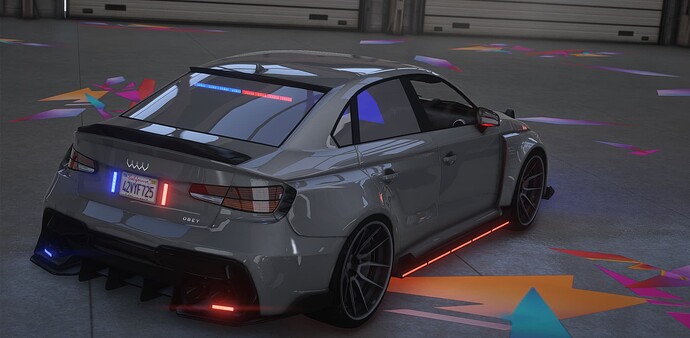 Police Tailgater Widebody Car