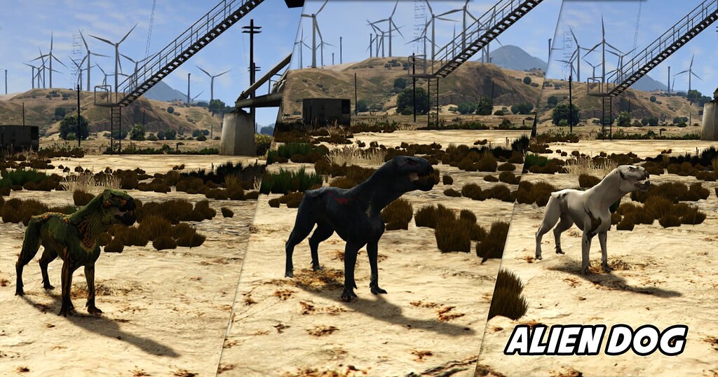 Alien / Mutant Dog - Addon Dog Ped - FiveM Releases - Cfx.re Community