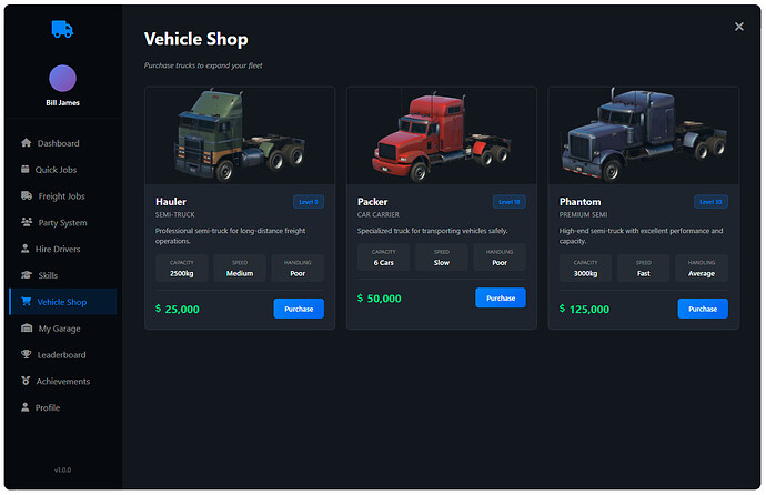 [PAID] Ultimate Trucker Simulator - FiveM Script | ESX & QBCore | Party System + NPC Drivers thumbnail 15