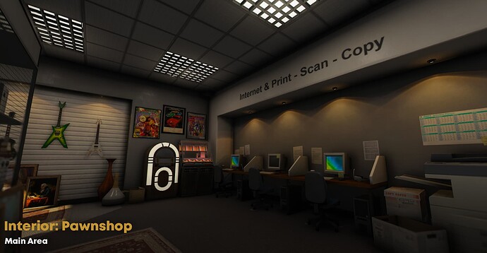 Main Area, Internet Computer Access