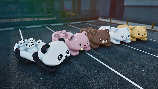 Cute Bear Car | Panda Car [PAID] thumbnail 3