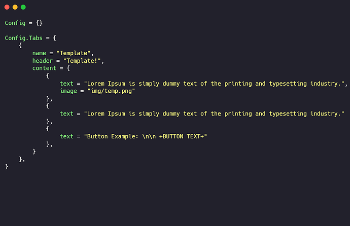 config