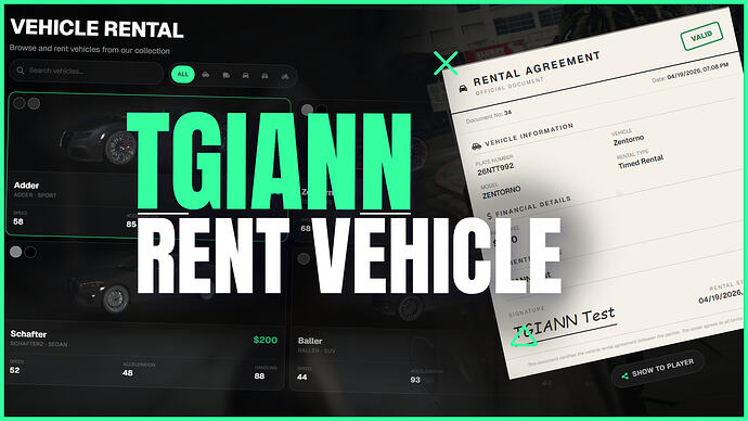 TGIANN Vehicle Rental & Business System