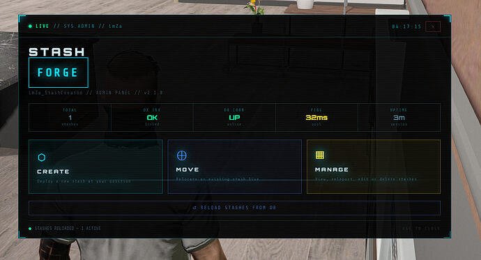 [FREE] [QBOX] [QBCORE] Live stash creator