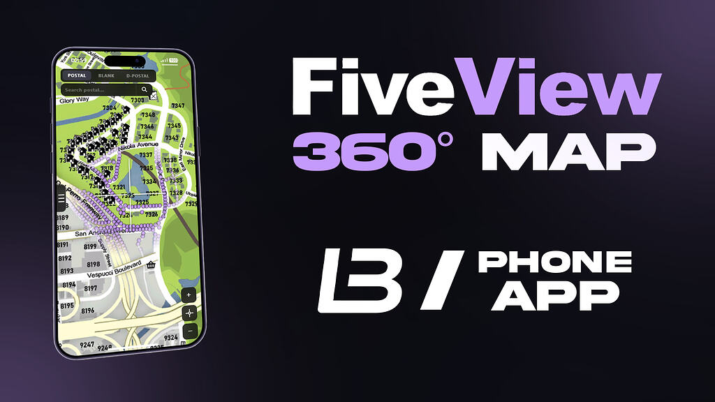 FiveView 360°/LB手机平板电脑应用程序-FiveM插件网