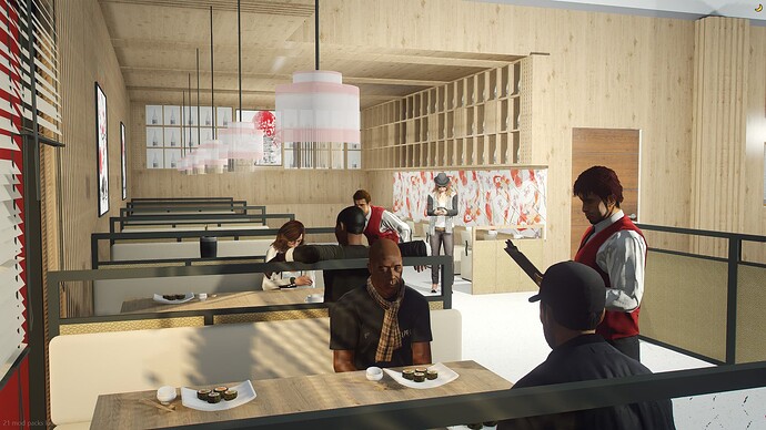 Sushi Bar [Restaurant][FiveM MLO]  thumbnail 7
