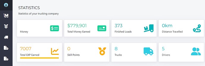 Trucking - Final Stats