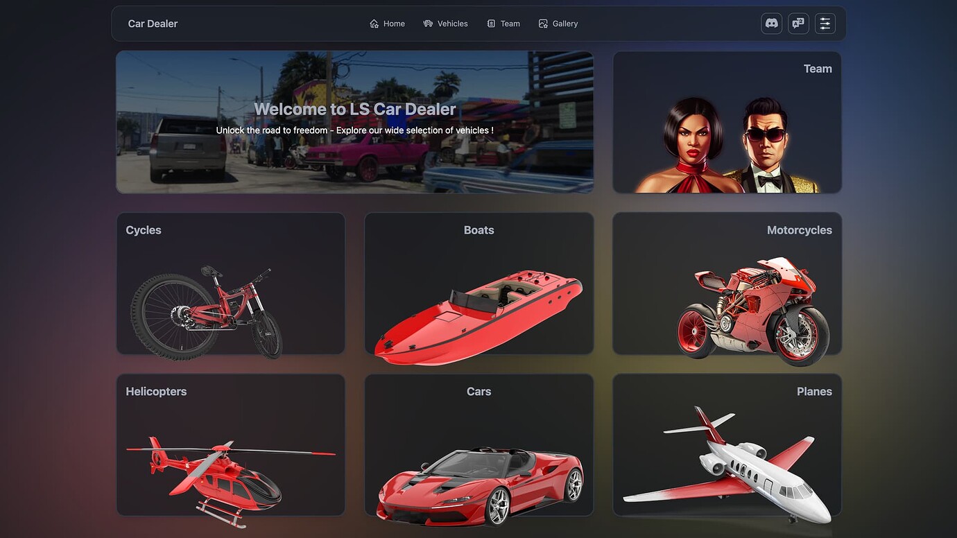 [FRVGS] RP Panel - Vehicles Shop - FiveM Releases - Cfx Forum