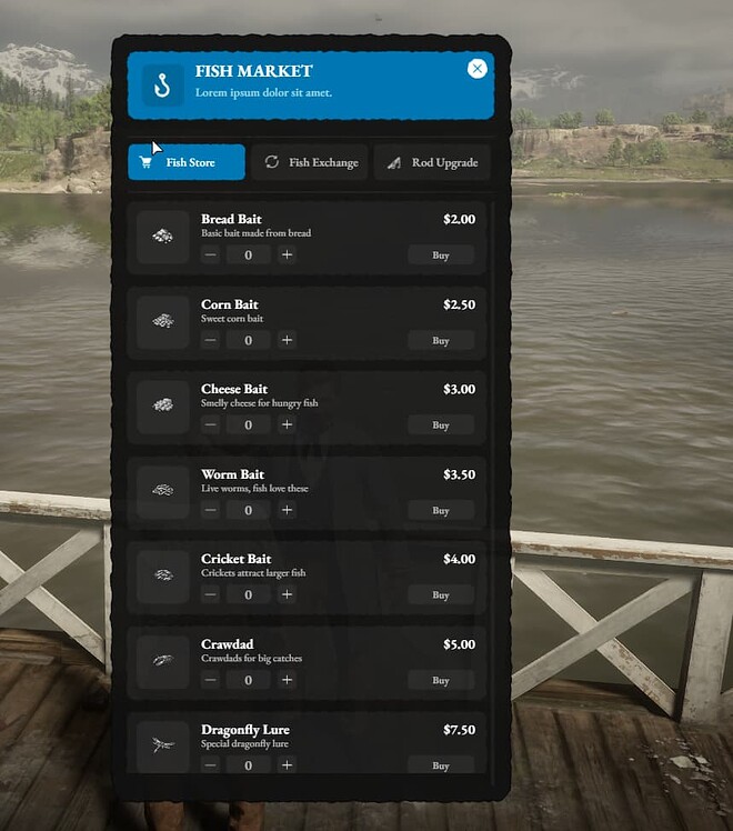 Fishing System with 5 different theme - RedM Releases - Cfx.re Community