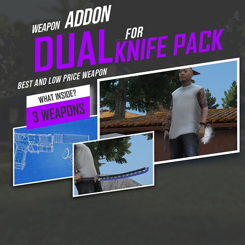 Dual knife pack [Have particle effect] Thumbnail