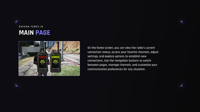 [SAVANA] Advanced Radio (Walkie Talkie) thumbnail 2