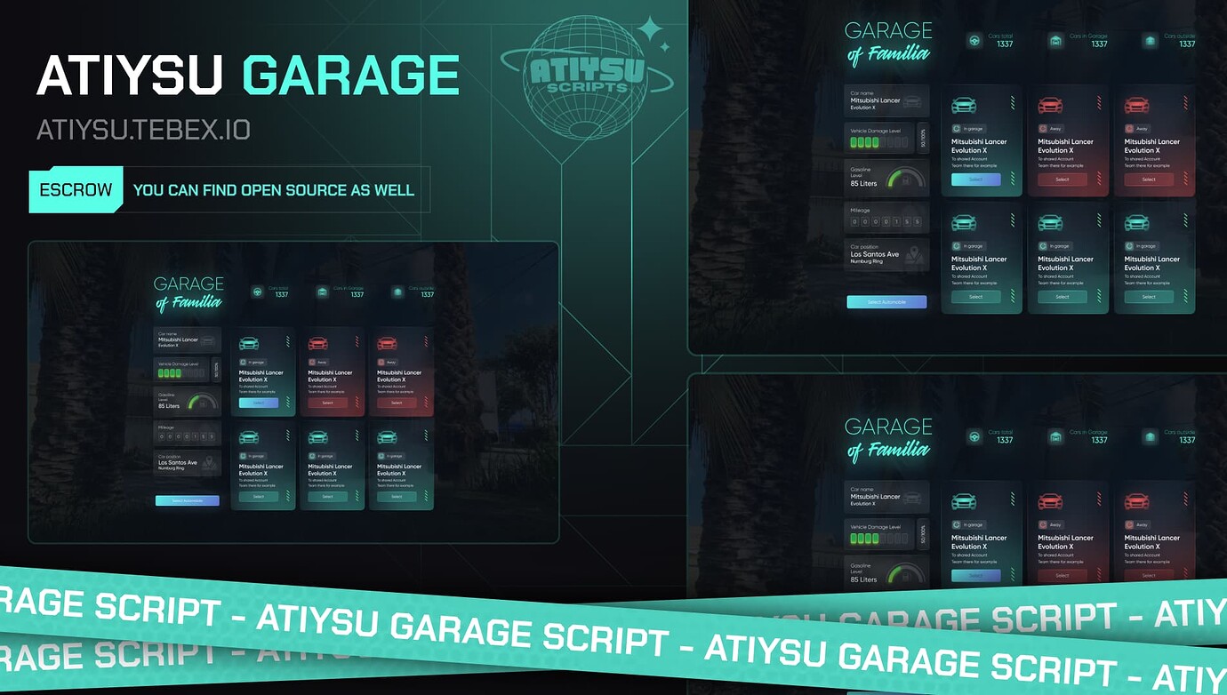 [QB & ESX] Garage Script | Advanced Garage Script - FiveM Releases ...