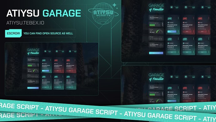 [QB & ESX] Garage Script | Advanced Garage Script Thumbnail