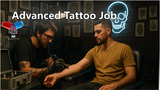 [PAID]💉 New Advance Tattoo Job #FiveMInk Thumbnail