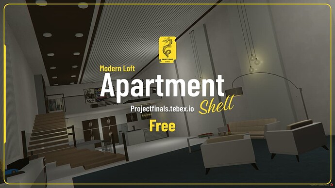 Modern Loft Apartment Shell | FREE Thumbnail
