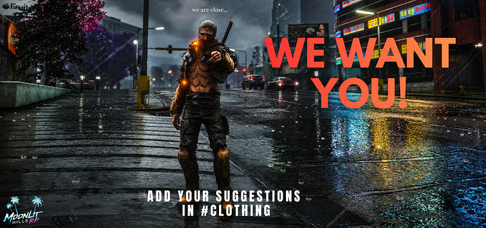 we want you!