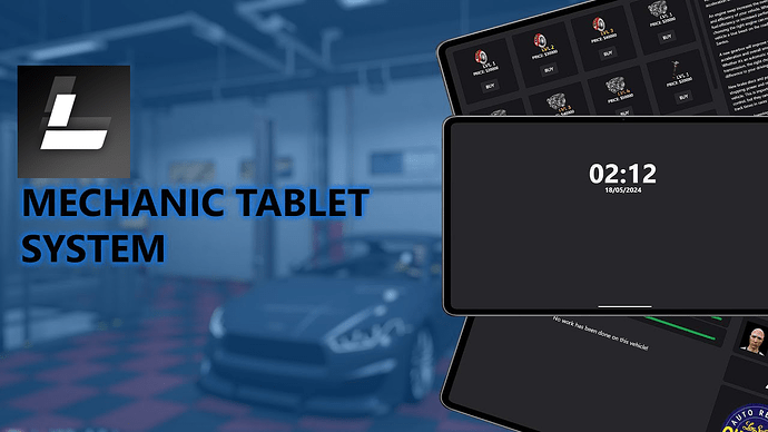 [QB] [ESX] Advanced Mechanic Tablet System Thumbnail